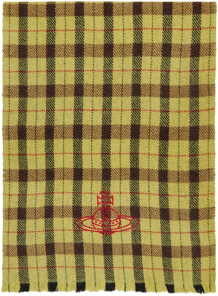 商品Vivienne Westwood|Multicolor Flannel Scarf,价格¥2388,第1张图片
