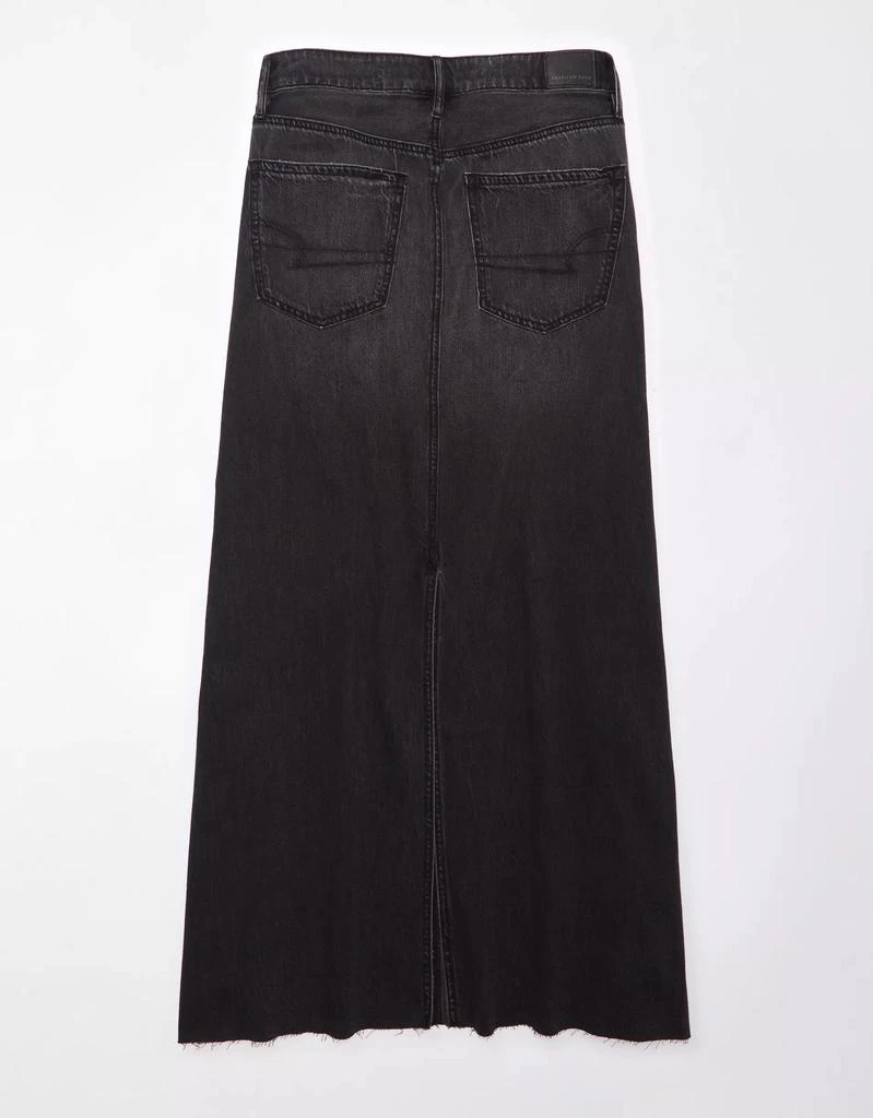 商品AE|AE To The Floor Denim Maxi Skirt,价格¥268,第4张图片详细描述