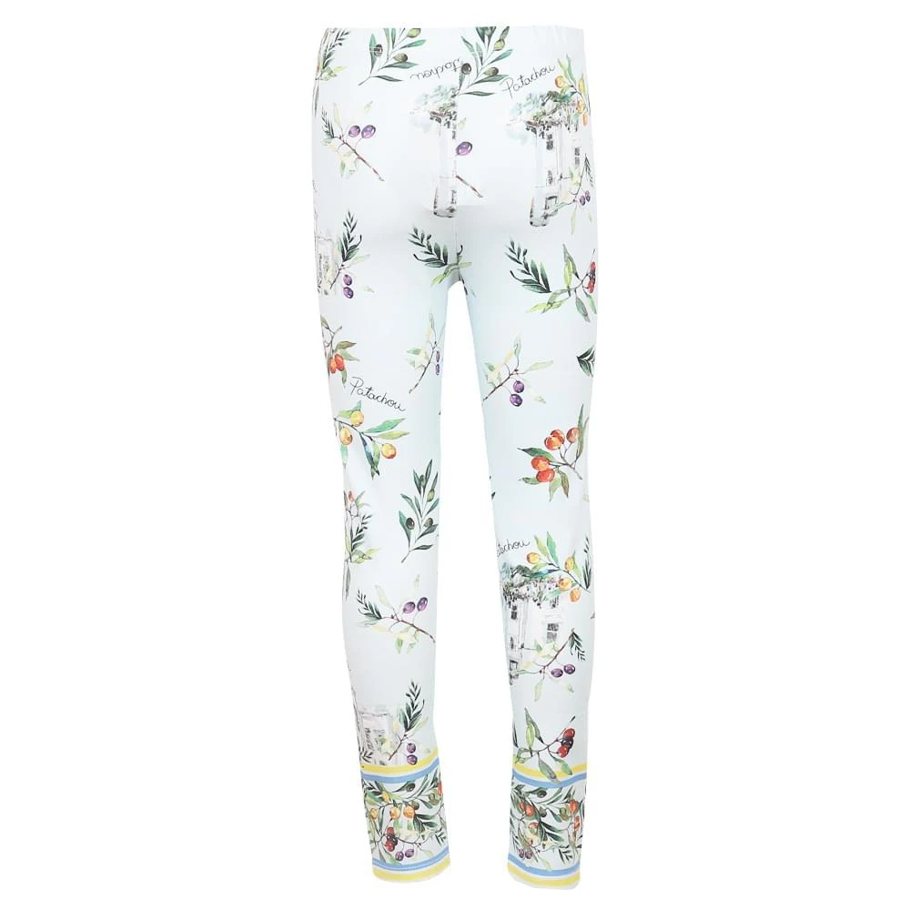 商品Patachou|Blue Garden Print Leggings,价格¥100,第3张图片详细描述