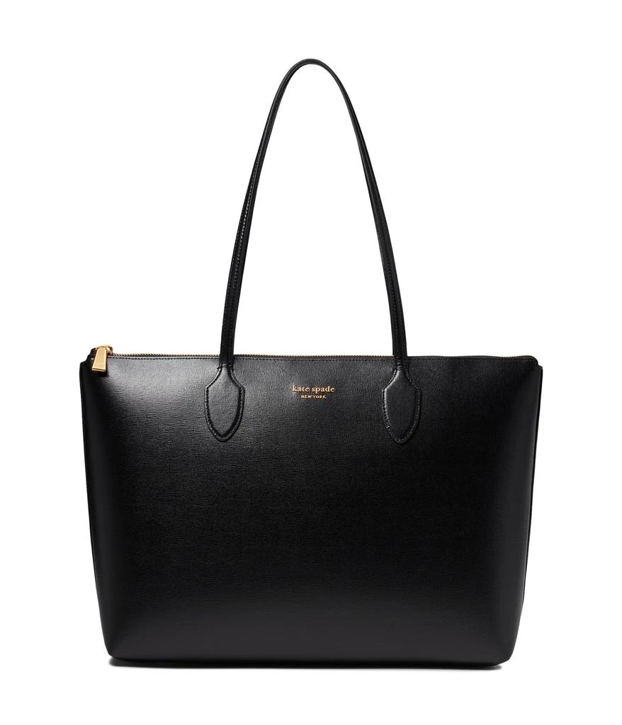 商品Kate Spade|Bleecker Saffiano Leather Large Zip Top Tote,价格¥1092,第1张图片