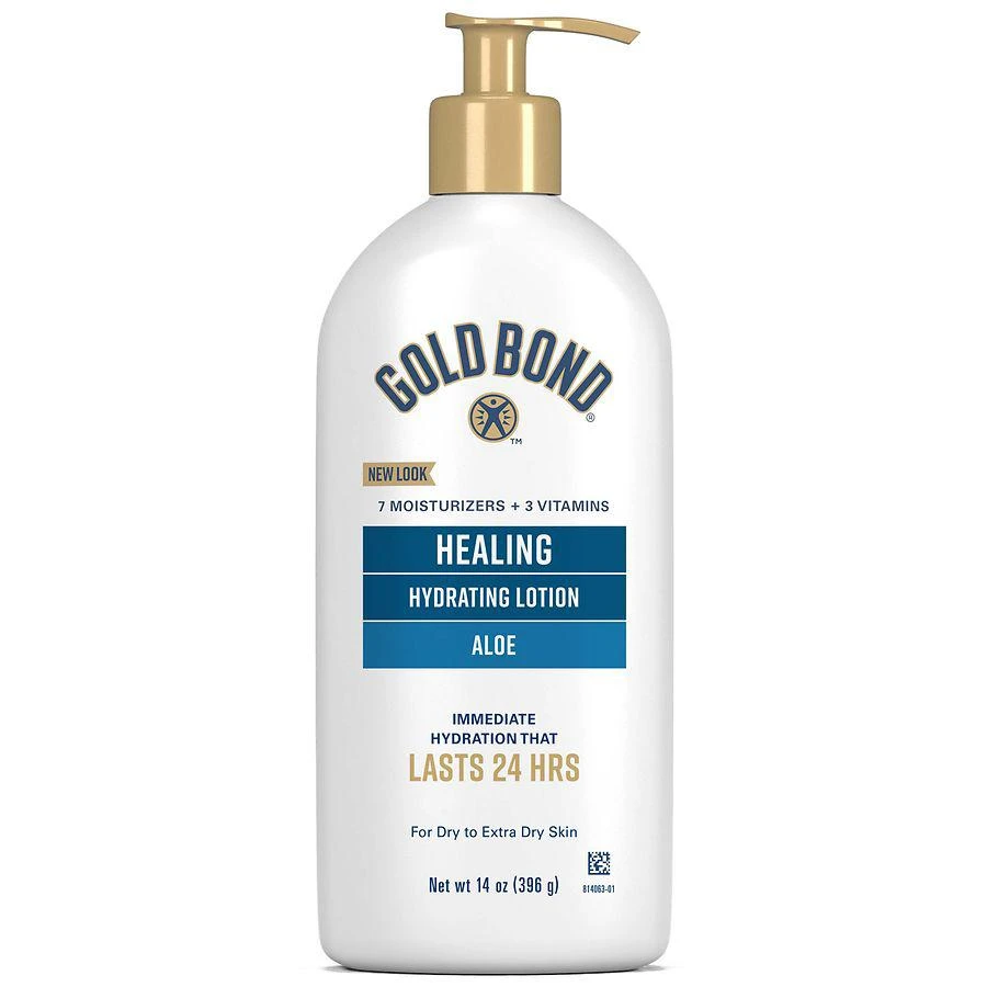 商品Gold Bond|Healing Hydrating Lotion, With Aloe, 24 Hour Hydration Fresh Clean,价格¥90,第1张图片