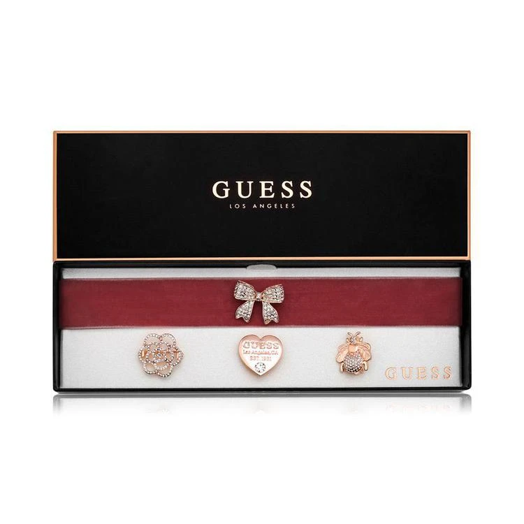 商品GUESS|Rose Gold-Tone Interchangeable Pin 丝绒 Choker,价格¥75,第3张图片详细描述