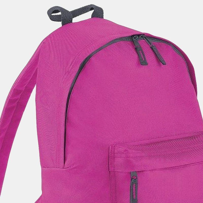 商品Beechfield|Childrens Junior Big Boys Fashion Backpack Bags/Rucksack/School (Fuchsia/ Graphite Grey) ONE SIZE,价格¥145,第1张图片