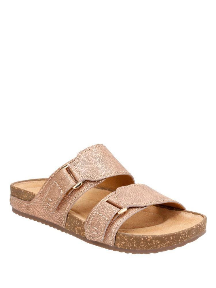 商品Clarks|Rosilla Tilton Double Strap Leather Sandals,价格¥339,第2张图片详细描述