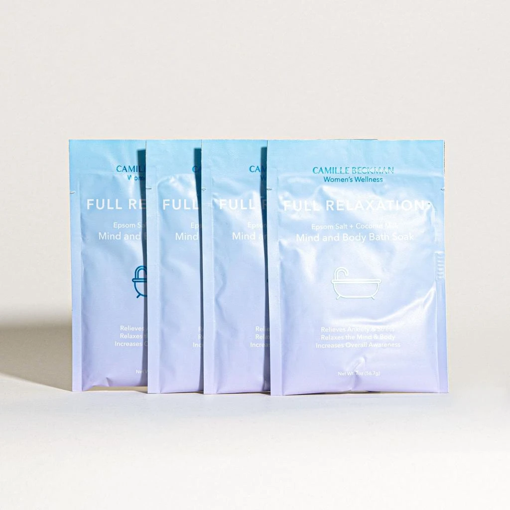 商品Camille Beckman|Value Bundle - Full Relaxation - Mind and Body Bath Soak (4 Pack),价格¥104,第1张图片
