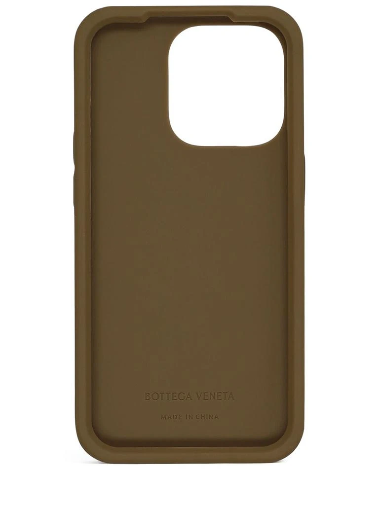 商品Bottega Veneta|Intreccio Silicone Iphone 14 Pro Case,价格¥1934,第2张图片详细描述