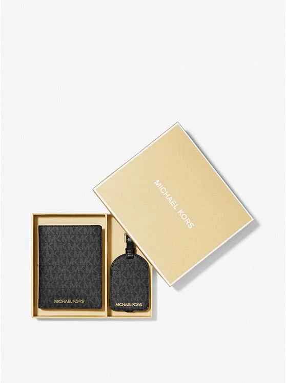 商品Michael Kors|Logo Passport Case and Luggage Tag Gift Set,价格¥439,第3张图片详细描述