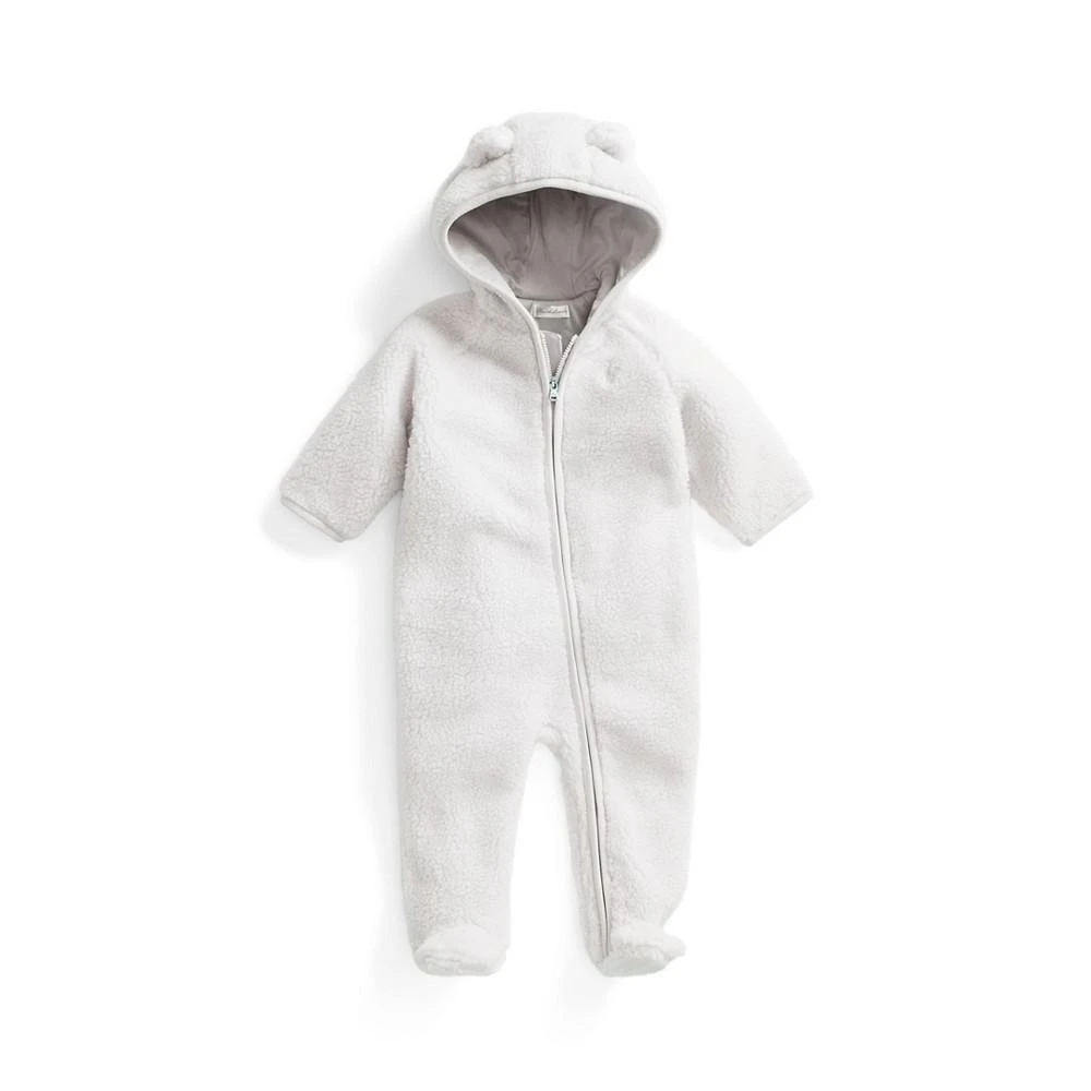 商品Ralph Lauren|Baby Boys or Baby Girls Teddy Fleece Bunting Coverall,价格¥403,第1张图片