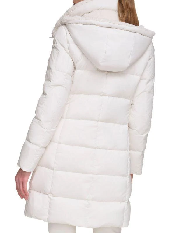 商品Calvin Klein|Hooded Faux Fur Lined Down Jacket,价格¥1194,第2张图片详细描述