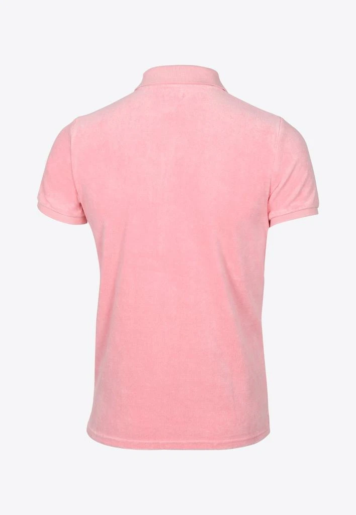 商品Les Canebiers|Cabanon Polo T-shirt in Baby Pink,价格¥1391,第2张图片详细描述