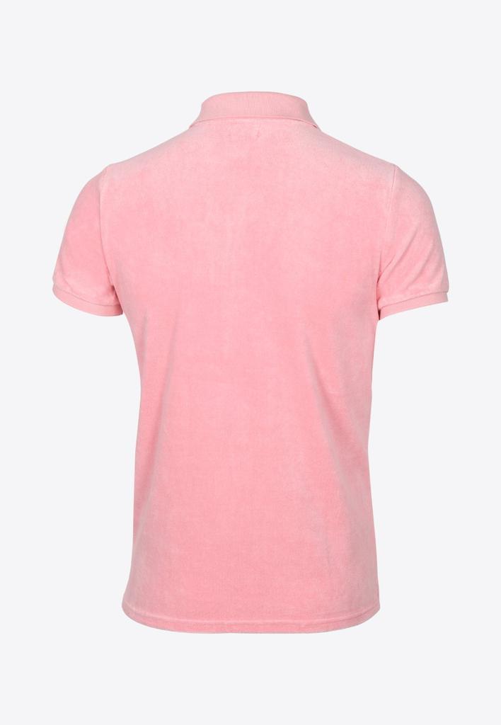 商品Les Canebiers|Cabanon Polo T-shirt in Baby Pink,价格¥1205,第4张图片详细描述