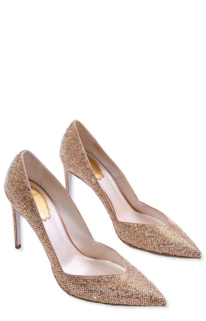 商品Rene Caovilla|René Caovilla Embellished Pointed Toe Pumps,价格¥10488,第3张图片详细描述