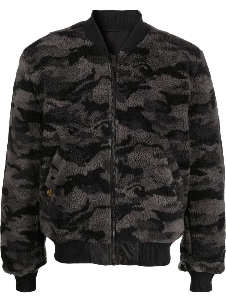 商品Alpha Industries|Alpha Industries Ma-1 Flc Reversible Bomber Jacket,价格¥1613,第1张图片