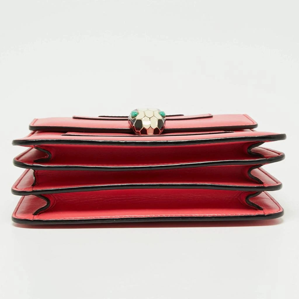 Bvlgari Pink Leather Serpenti Forever Flap Top Handle Bag 商品