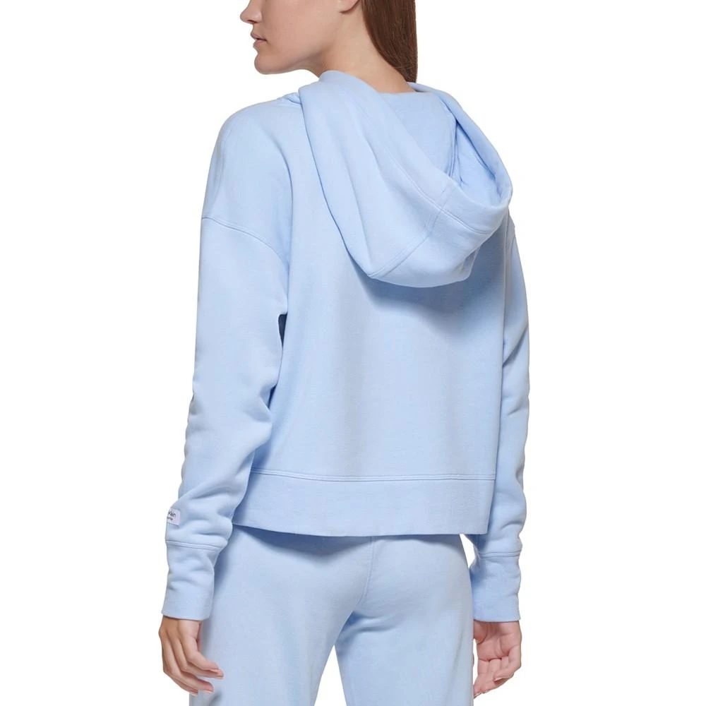 商品Calvin Klein|Fleece Mirror Logo Hoodie,价格¥223,第2张图片详细描述