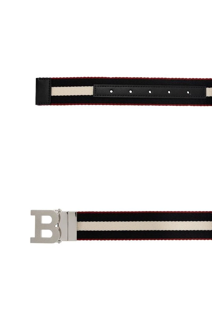 商品Bally|Bally Striped Reversible Logo-Buckle Belt,价格¥805,第3张图片详细描述