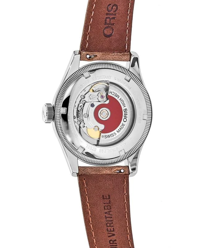 商品Oris|Oris Big Crown Pointer Date Automatic Blue Dial Leather Strap Men's Watch 01 754 7741 4065-07 5 20 63,价格¥12651,第3张图片详细描述