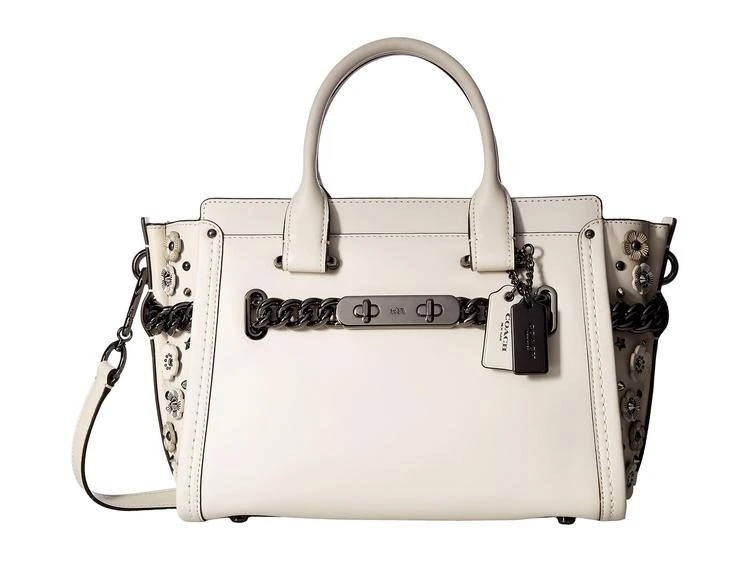 商品Coach|铬鞣皮革柳穗贴花COACH SWAGGER 27 手袋,价格¥3575,第1张图片