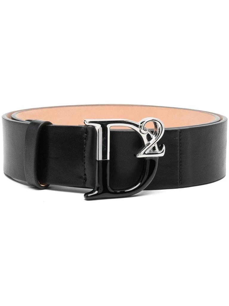 商品DSQUARED2|DSQUARED2 LOGO-BUCKLE BELT,价格¥3002,第1张图片