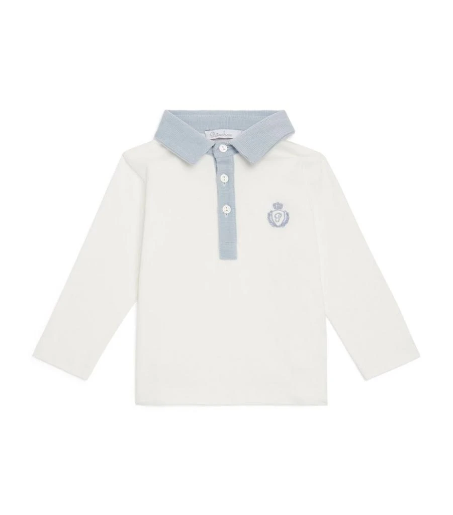 商品Patachou|Long-Sleeved Polo Shirt (6-24 Months),价格¥361,第1张图片