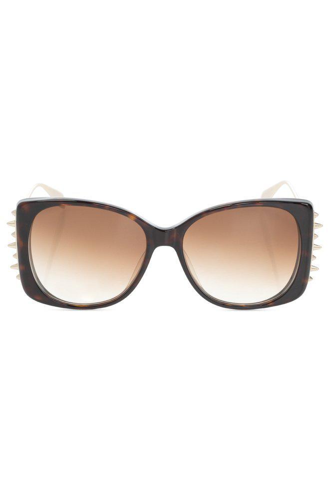 商品Alexander McQueen|Alexander McQueen Eyewear Butterfly Sunglasses,价格¥2443,第1张图片