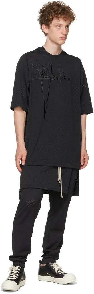 商品Rick Owens|Black Champion Edition Mesh Toga Lounge Pants,价格¥2086,第4张图片详细描述