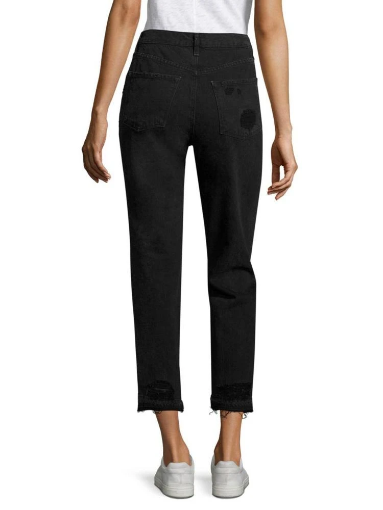 商品J Brand|Ivy High-Rise Released Hem Cropped Straight-Leg Jeans/Double Cross,价格¥846,第2张图片详细描述