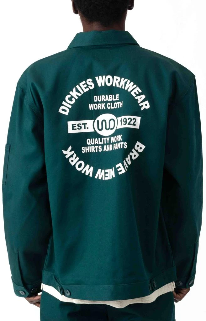 商品DICKIES|(JTR05FT) Unlined Graphic Eisenhower Jacket - Forest Green,价格¥367,第3张图片详细描述