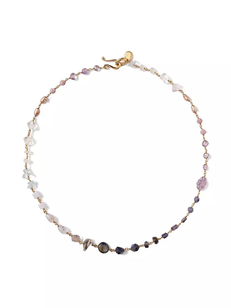 商品Chan Luu|18K Gold-Plate & Multi-Stone Necklace,价格¥1306,第1张图片