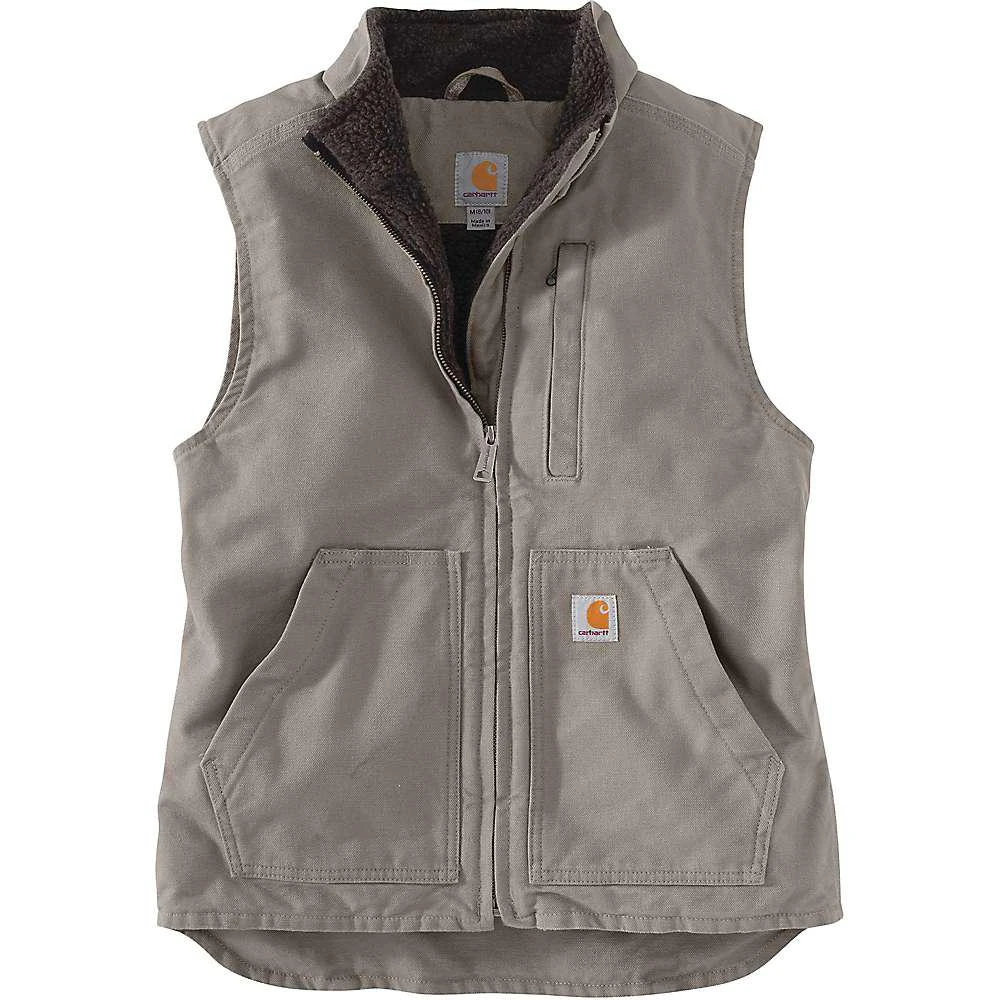 商品Carhartt|Carhartt Women's Washed Duck Sherpa-Lined Mock Neck Vest,价格¥589,第1张图片