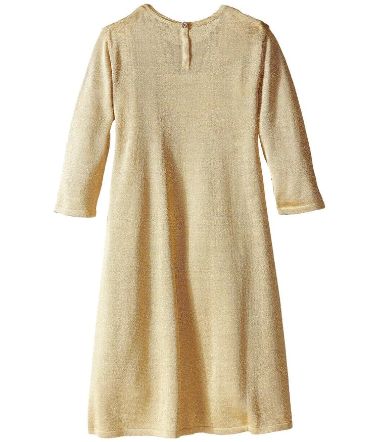 商品Dolce & Gabbana|幼儿/小童Dolce & Gabbana Kids Lurex Long Sleeve Dress (Toddler/Little Kids),价格¥3427,第2张图片详细描述