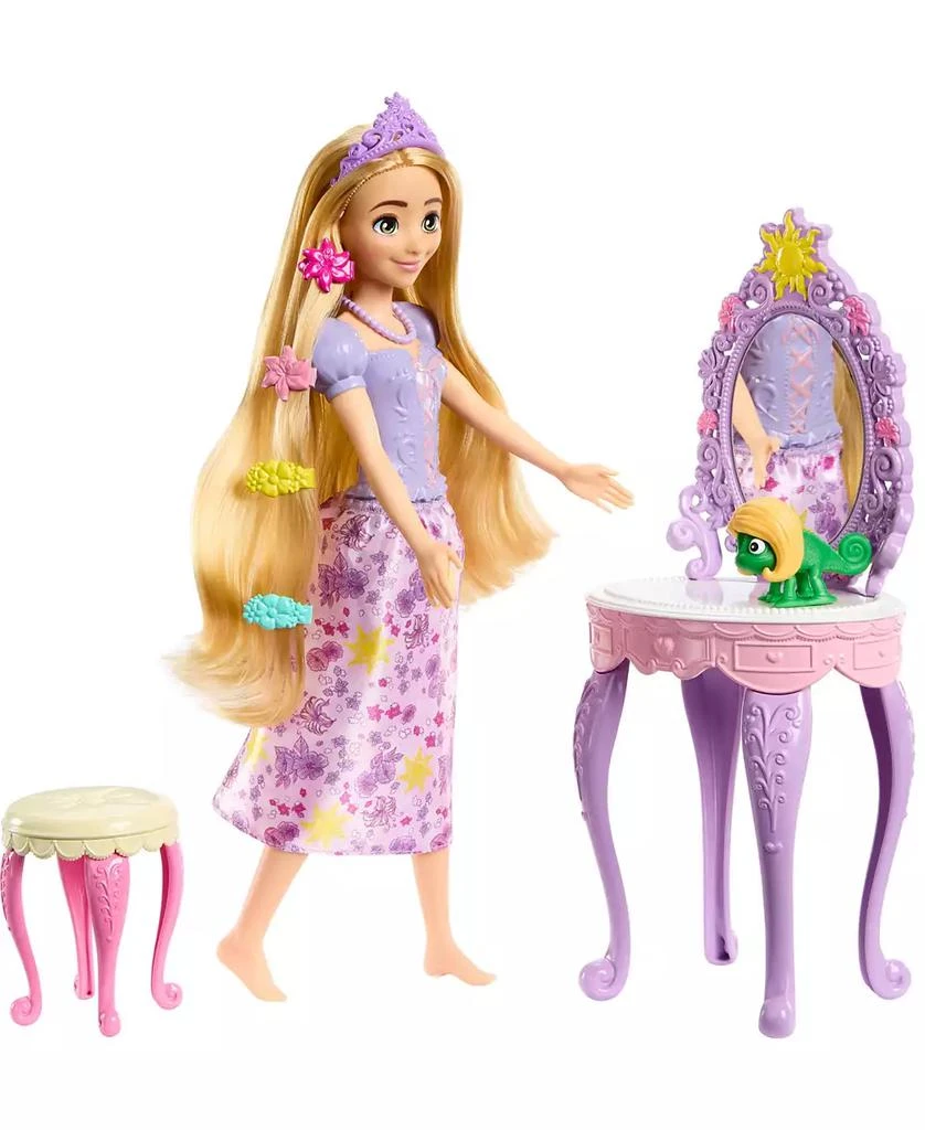 商品Disney Princess|Toys, Rapunzel Doll, Vanity and Accessories,价格¥134,第1张图片