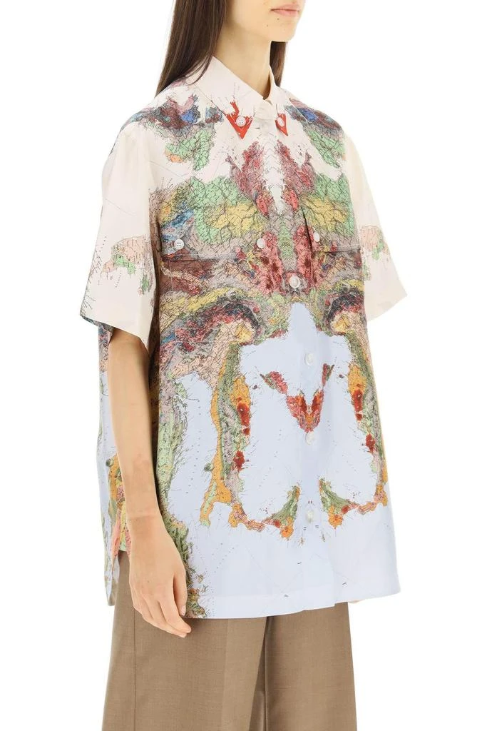 商品Burberry|PRINTED-SILK BOWLING SHIRT,价格¥3803,第3张图片详细描述