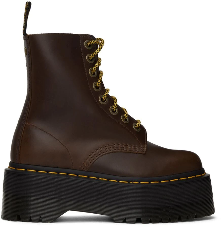 商品Dr. Martens|Brown 1460 Pascal Max Boots,价格¥1238,第1张图片