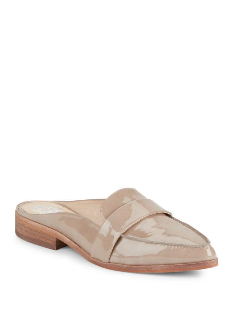 商品Vince Camuto|Kirstie Backless Patent Leather Mules,价格¥263,第2张图片详细描述