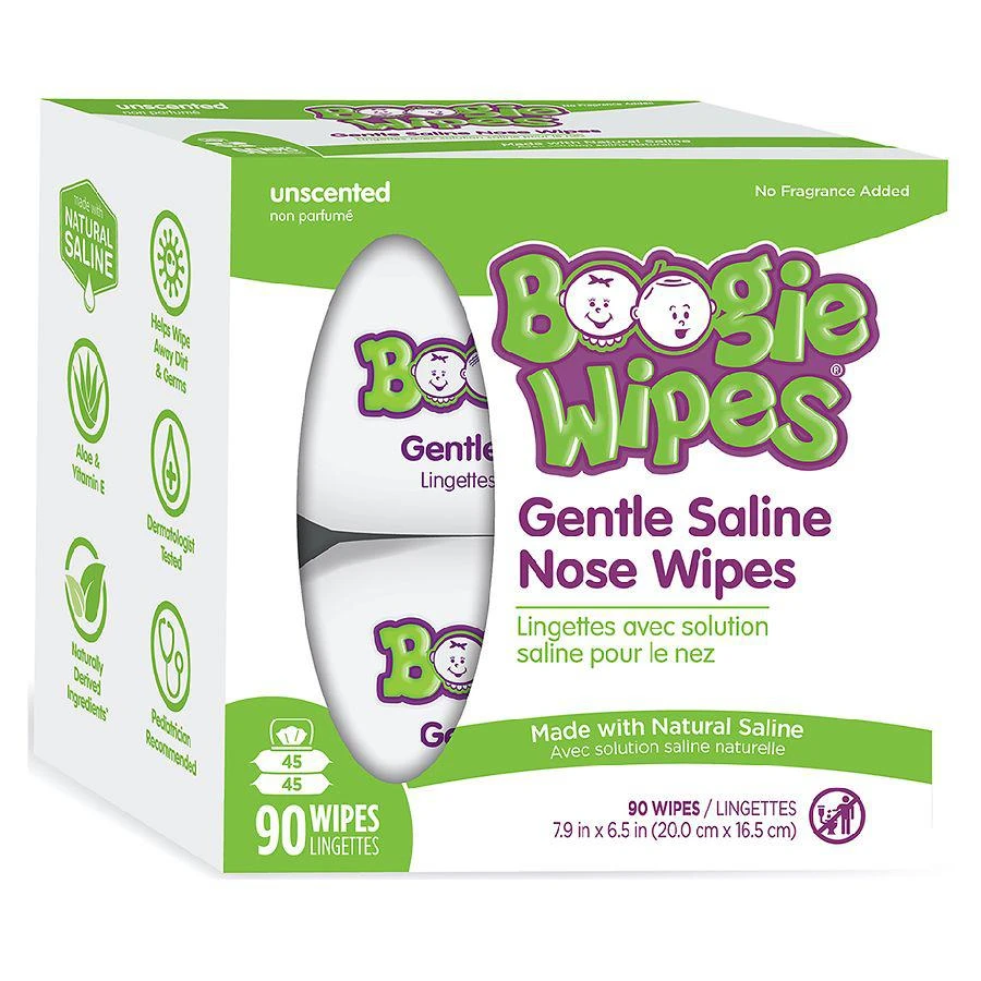 商品Boogie Wipes|Unscented Saline Wipes Unscented,价格¥82,第1张图片