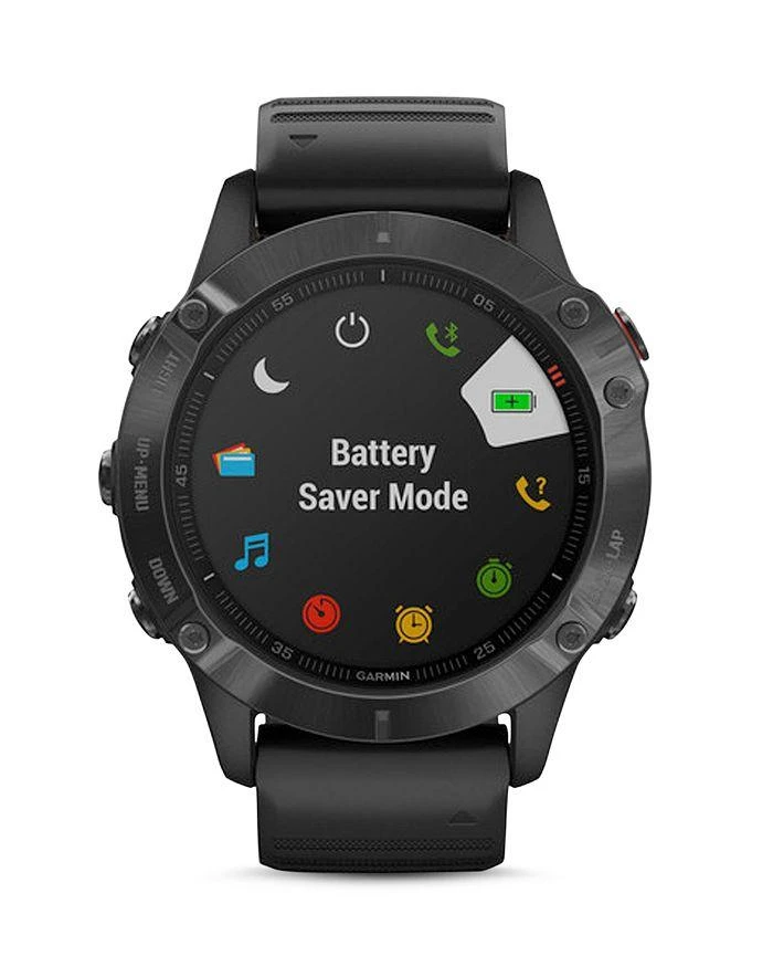 Fenix 6 Black Silicone Strap Smartwatch, 47mm 商品
