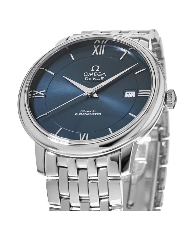 商品Omega|Omega De Ville Prestige Co-Axial 39.5mm Blue Dial Stainless Steel Men's Watch 424.10.40.20.03.001,价格¥26305,第2张图片详细描述