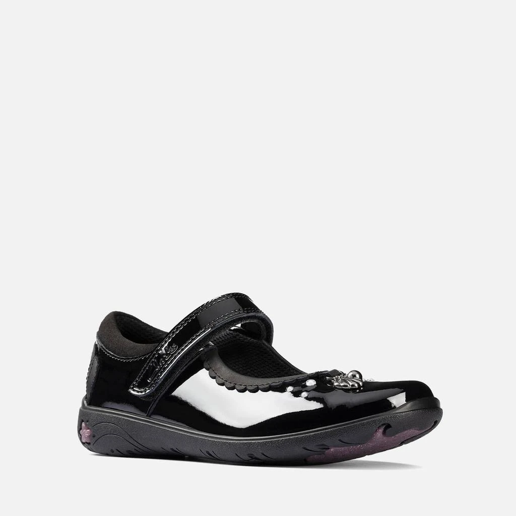 商品Clarks|Clarks Kids' Sea Shimmer School Shoes - Black Patent,价格¥271,第3张图片详细描述