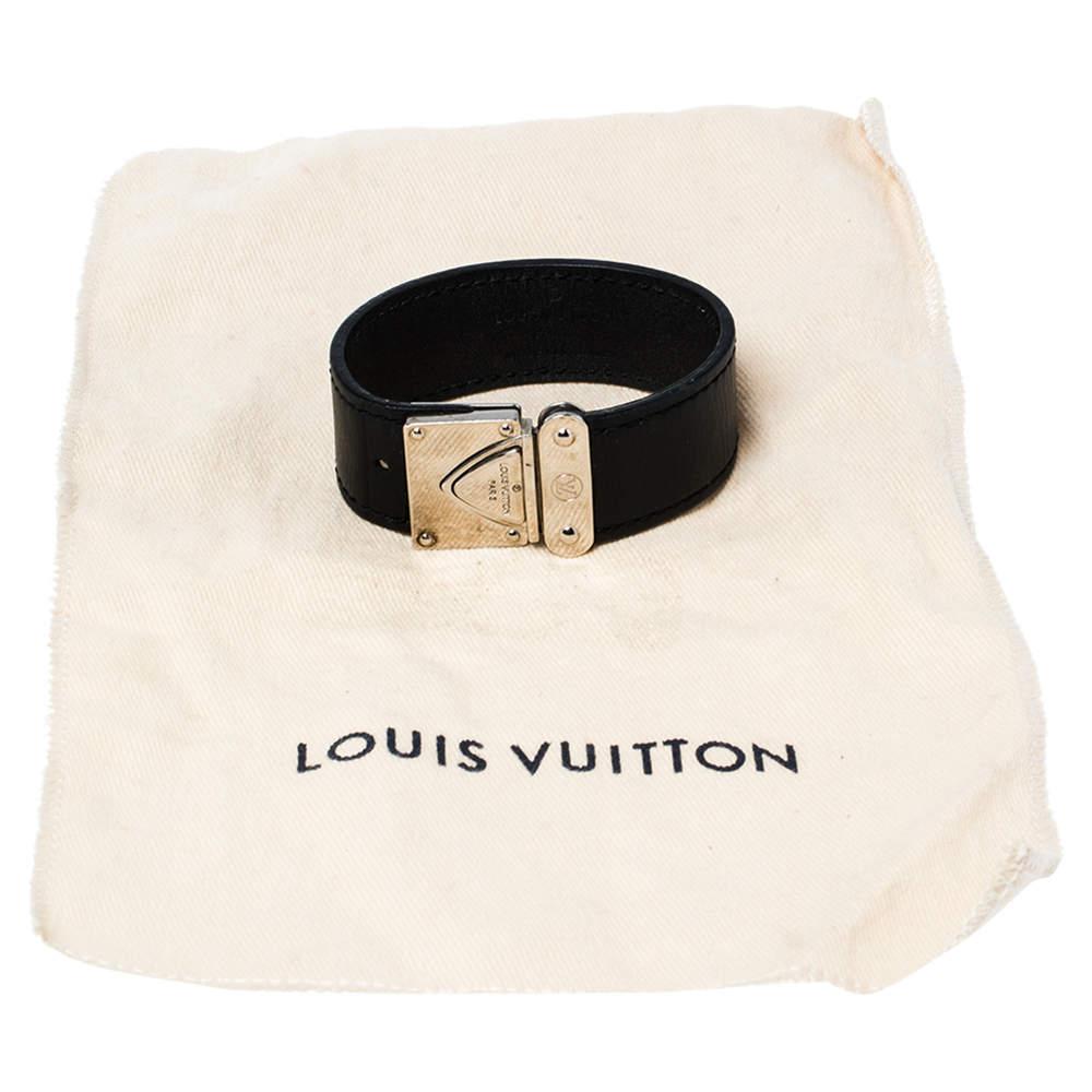 Louis Vuitton Nomade Koala Black Leather Bracelet S商品第7张图片规格展示