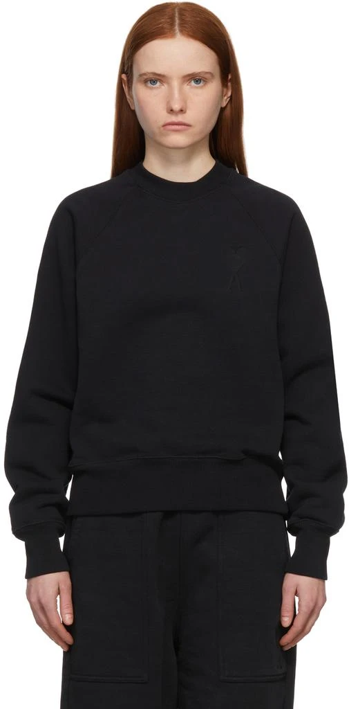 商品AMI|Black Ami de Cœur Sweatshirt,价格¥3121,第1张图片