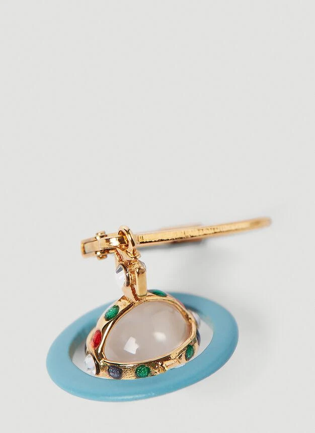 商品Vivienne Westwood|Petite Original Orb Drop Earrings in Gold,价格¥1220,第4张图片详细描述