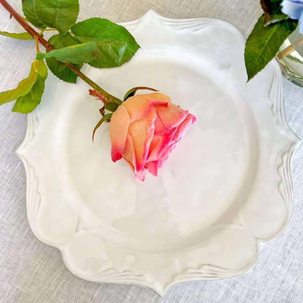 商品Arte Italica|Bella Bianca Filigree Charger,价格¥421,第2张图片详细描述