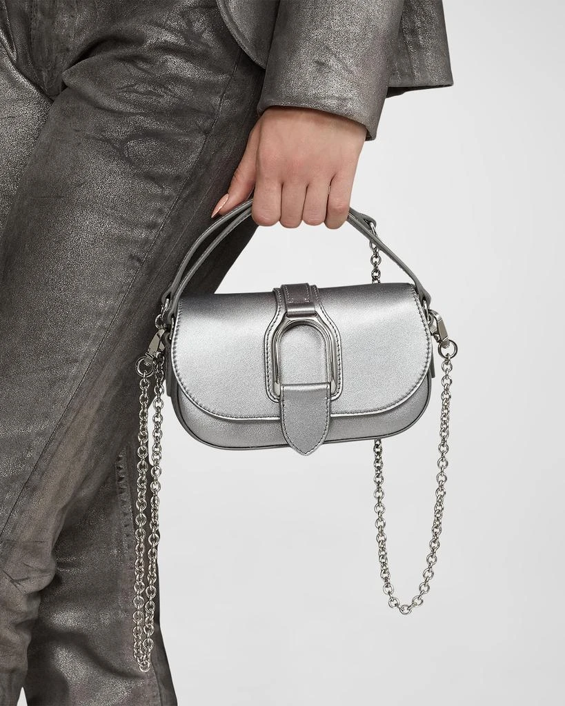 商品Ralph Lauren|Welington Mini Chain Bag in Calfskin,价格¥15510,第2张图片详细描述
