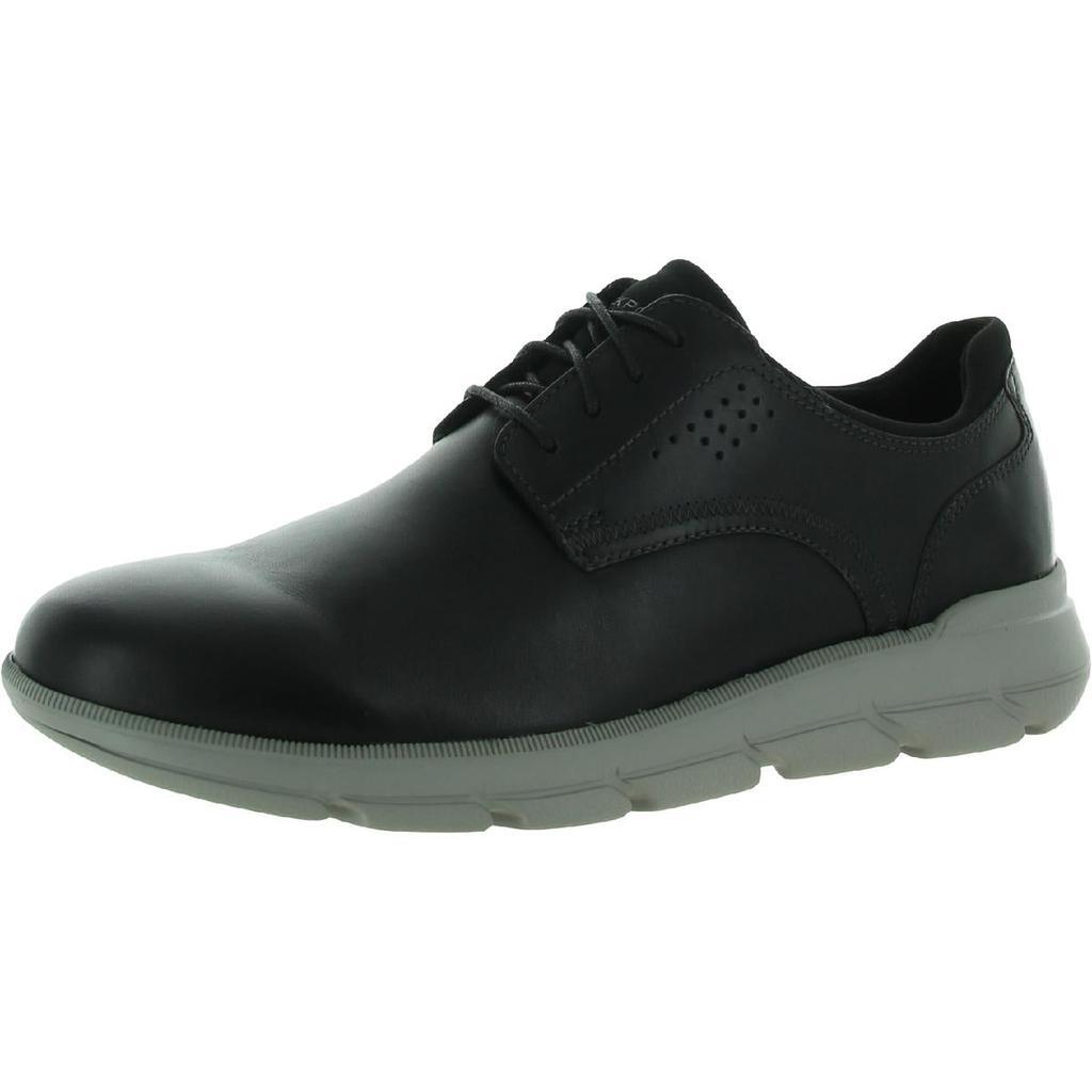 商品Rockport|Rockport Mens Grady Plain Toe Leather Lace Up Derby Shoes,价格¥589,第1张图片