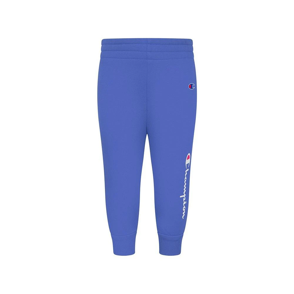 商品CHAMPION|Baby Girls Script T Shirt and Fleece Joggers, 2 Piece Set,价格¥135,第3张图片详细描述
