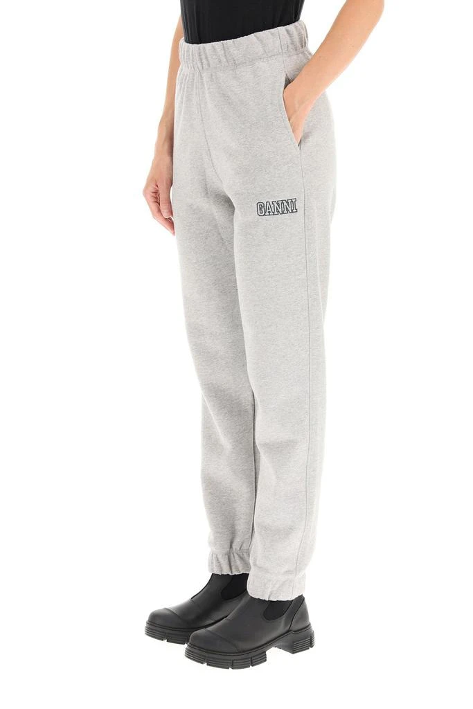 商品Ganni|Ganni Logo Embroidered Elasticated Waistband Sweatpants,价格¥527,第4张图片详细描述