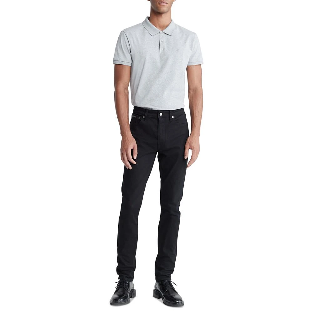 商品Calvin Klein|Men's Slim-Fit Monogram Logo Polo Shirt,价格¥255,第4张图片详细描述
