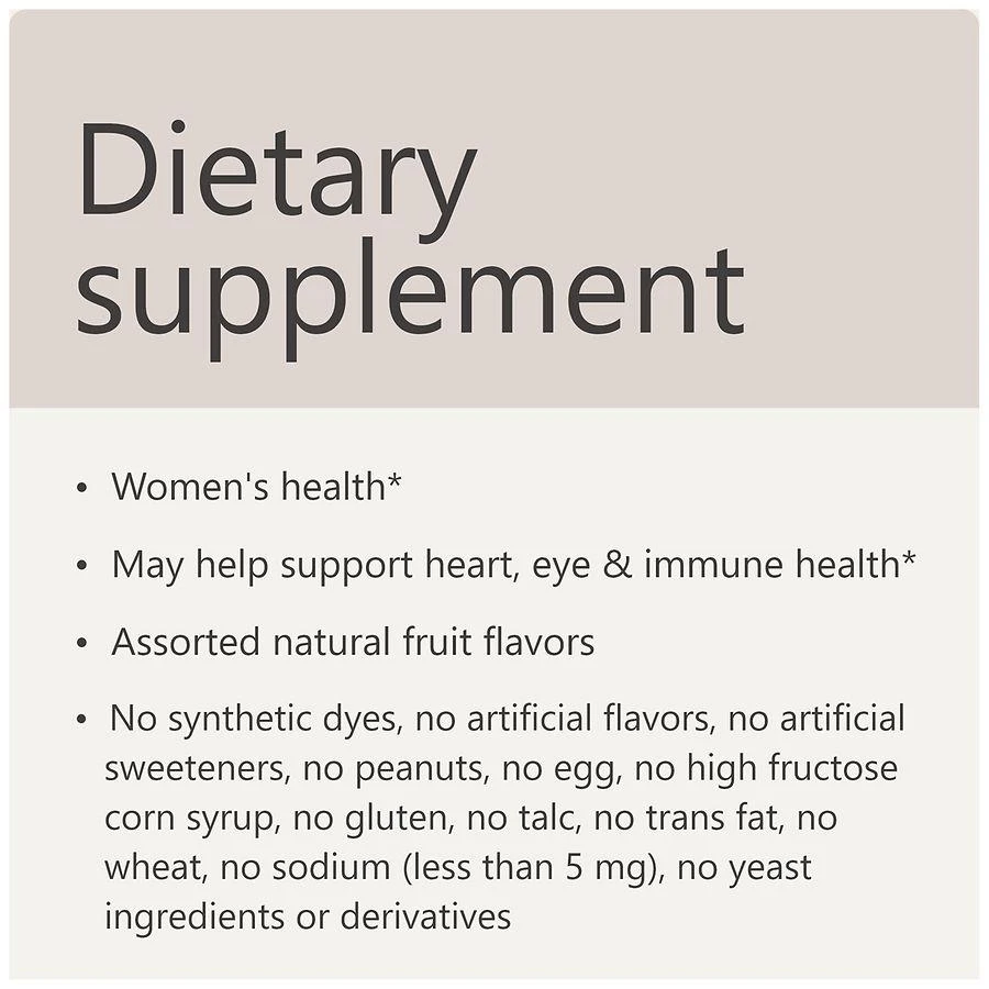 Women's Multivitamin Gummies (35 days) Assorted Natural Fruit 商品