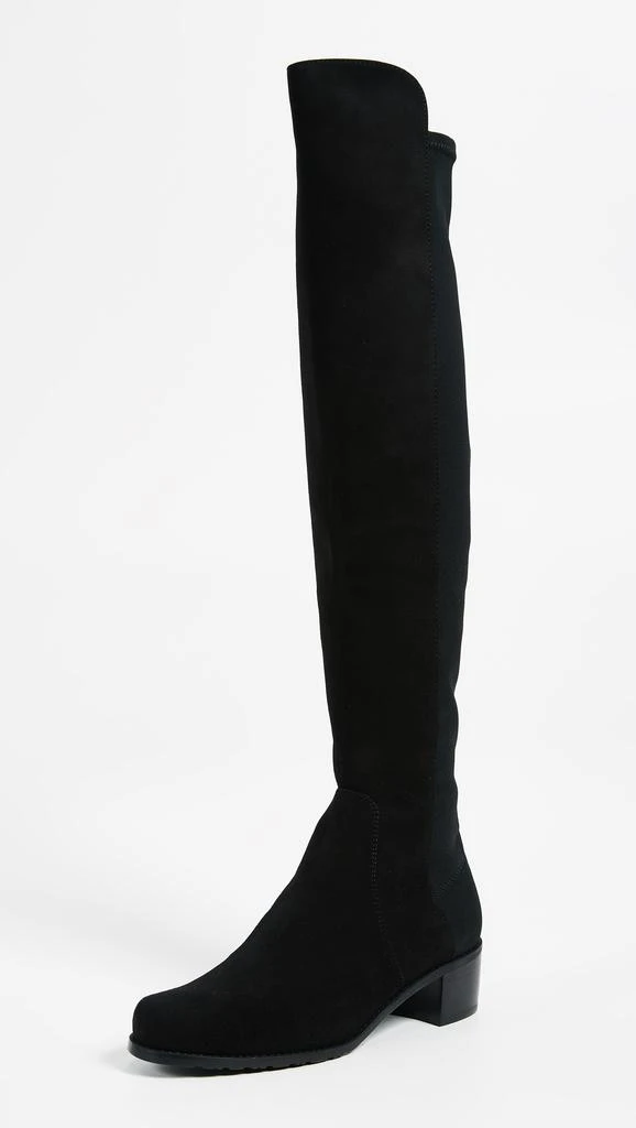 商品Stuart Weitzman|Stuart Weitzman Reserve 弹性绒面革靴子,价格¥6034,第1张图片